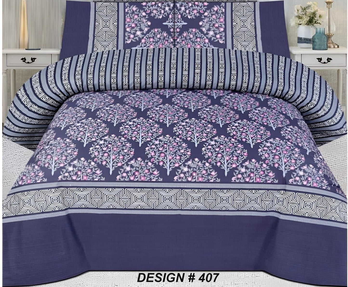 Printed Cotton Comforter Set