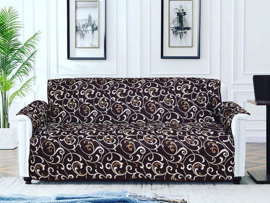 Printed Quilted Sofa Cover