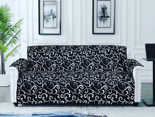 Printed Quilted Sofa Cover