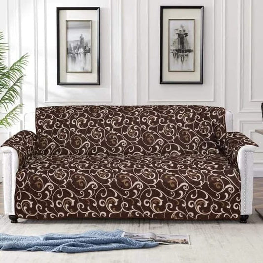 Printed Quilted Sofa Cover